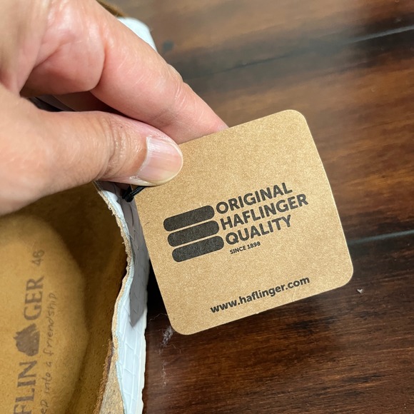 New Haflinger Men Bio Andrea Sandals White Intreccio Leather size EU 46 Comfort - Picture 8 of 11